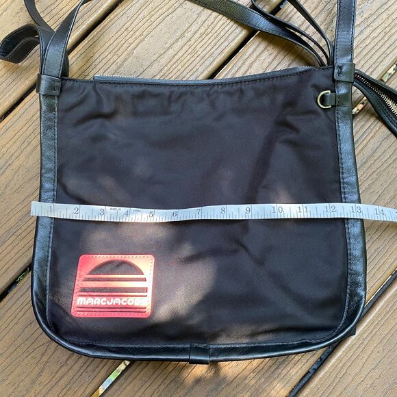 MARC JACOBS Sport Nylon and Leather Tote Color Black &‎ Pink - Picture 9 of 11